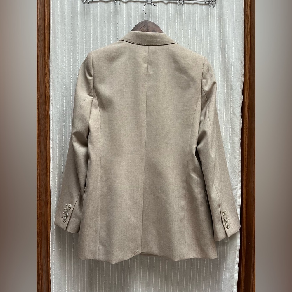 Reiss WOOL DOUBLE BREASTED SUIT
BLAZER IN NEUTRAL size 4 - Picture 6 of 11